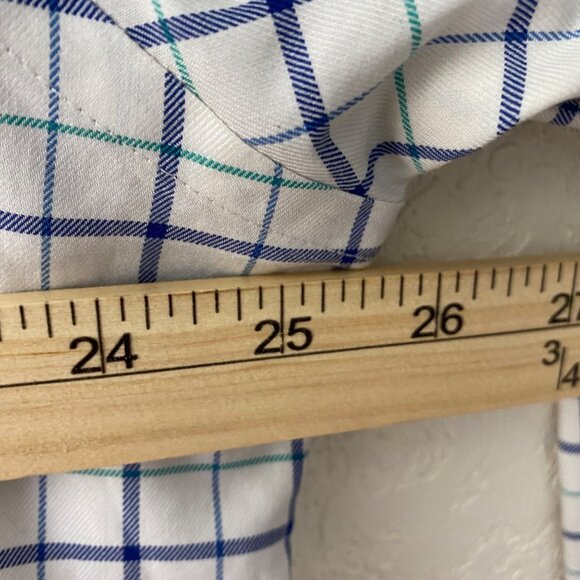 Brooks Brothers Regent Non-Iron Checkered windowpane Cotton Shirt Size XL - Picture 7 of 10